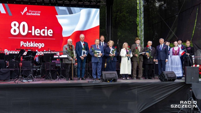 Fot. Robert Stachnik [Radio Szczecin] 80 lat polskiego Pomorza Zachodniego. Świętowaliśmy na pl. Solidarności [WIDEO, ZDJĘCIA]