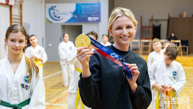 Wyjątkowe zajęcia miały dzieci i młodzież Szczecińskiego Klubu Sportowego Taekwon-do. Trening z adeptami taekwon-do przeprowadziła mistrzyni i wicemistrzyni olimpijska z Tokio medalistka mistrzostw świata i Europy lekkoatletka Małgorzata Hołub-Kowalik.