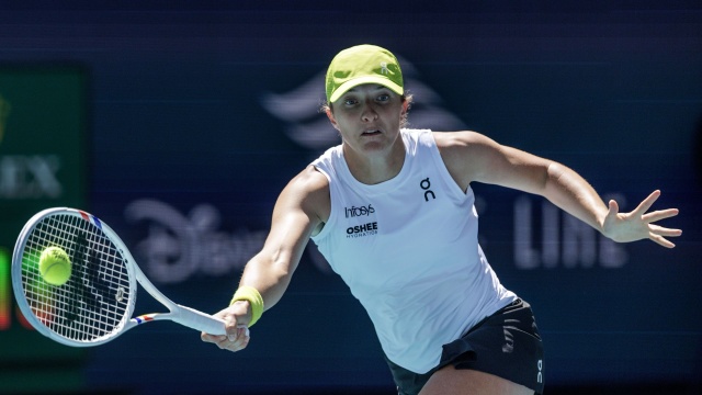 Iga Świątek walczy o tytuł tenisowej mistrzyni Florydy w prestiżowym turniej Miami Open rangi 1000.