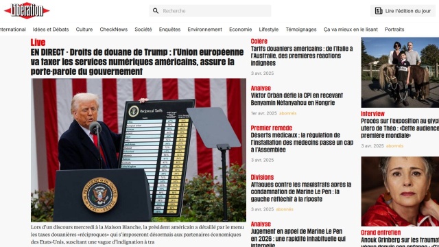 Francuskie media krytycznie o amerykańskich cłach