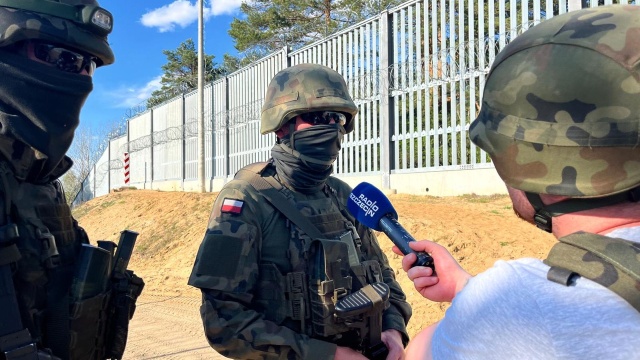 To dla nas zaszczyt, że możemy bronić granicy Polski - mówią żołnierze biorący udział w operacji Bezpieczne Podlasie.