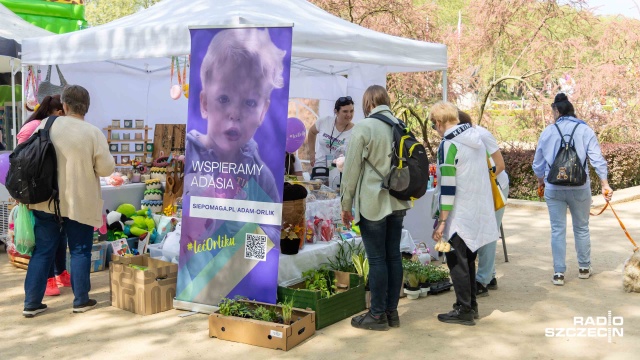 Alejkę pod platanami na Jasnych Błoniach zapełniły stoiska z regionalnymi produktami i tłumy spacerowiczów.