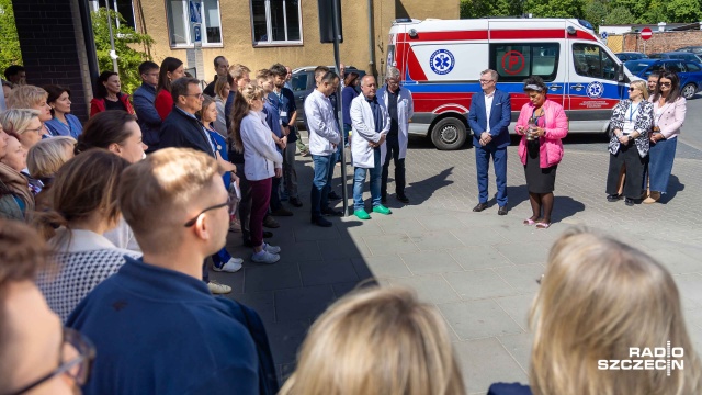 Lekarze i personel medyczny ze Szczecina dołączyli do ogólnopolskiego protestu.