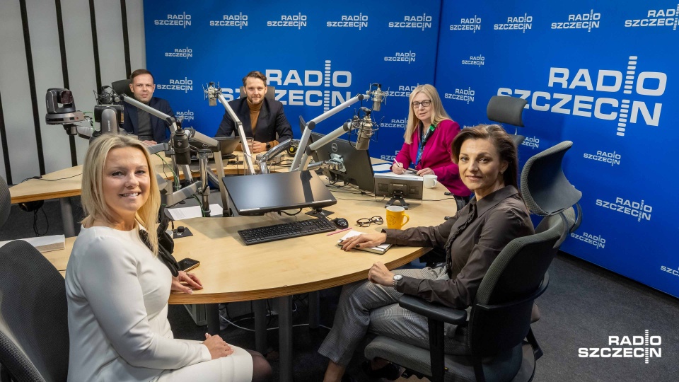 Agnieszka Kosińska, Izabela Kowalczyk, Wojciech Dorżynkiewicz, Rafał Niburski. Fot. Robert Stachnik [Radio Szczecin]