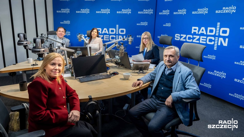 Urszula Pańka, Marek Kolbowicz, Maciej Kopeć, Magdalena Sosnowska. Fot. Robert Stachnik [Radio Szczecin]