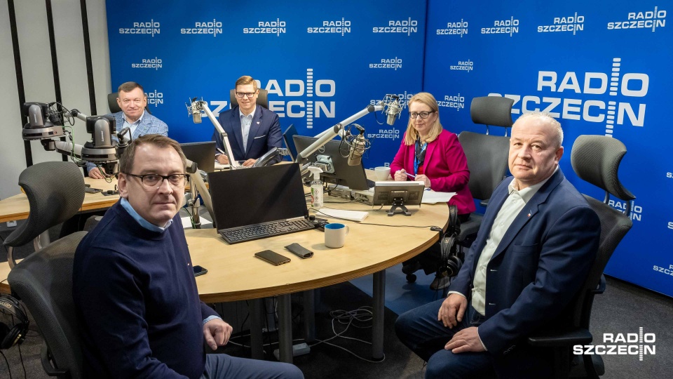 Patryk Jaskulski, Jarosław Rzepa, Artur Szałabawka, Dawid Krystek. Fot. Robert Stachnik [Radio Szczecin]