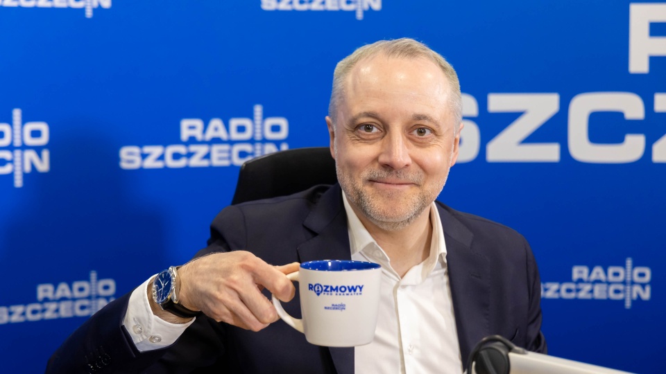 Marcin Biskupski, zastępca prezydenta Szczecina odpowiedzialny m.in. za kulturę i oświatę w mieście. Fot. Robert Stachnik [Radio Szczecin]