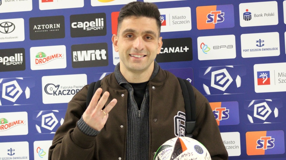Efthymis Koulouris. Fot. Dominik Markiewicz, Pogoń SportNet