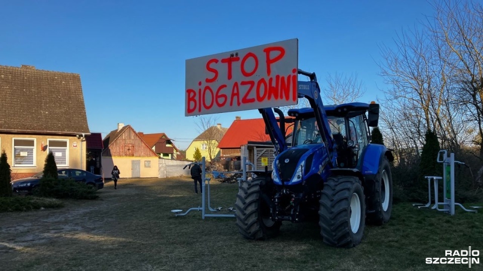 Oprotestowali biometanownię